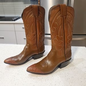 The Sanders Boot Makers Size 5 B Handcrafted Cowboy & Western Boots